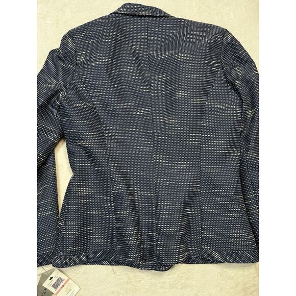 Atelier 3 Button Navy/White Tweed Single Breasted Women’s Blazer Sz10 NWT - Picture 8 of 8